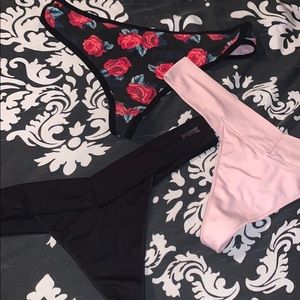 Bundle of 3 Pink Victoria Secret Panties